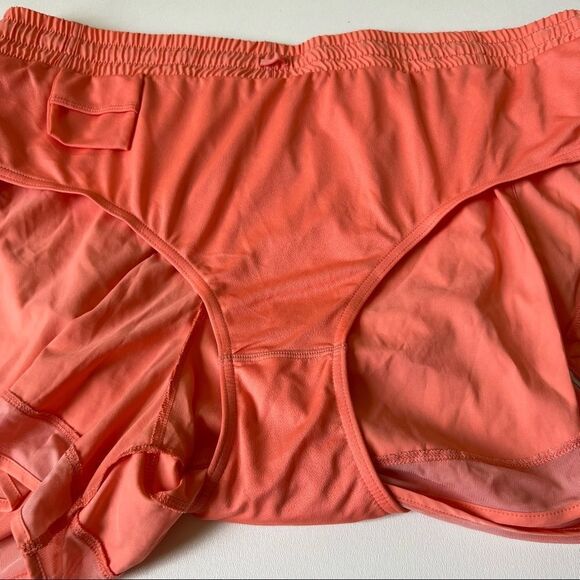 ATHLETA Plus Size Mesh Racer Run 4” Island Coral Breathable Short - Picture 6 of 12